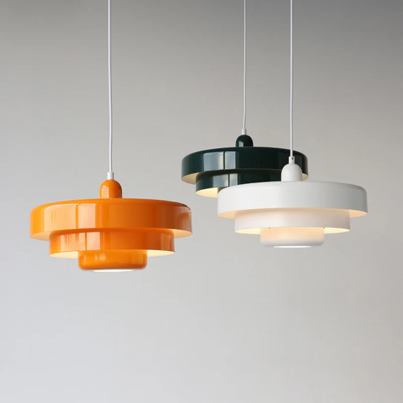 Mid-Century Industrial Pendant Light - Various Colours