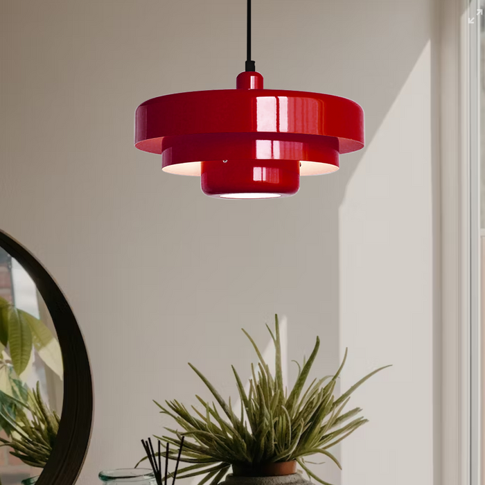 Mid-Century Industrial Pendant Light - Various Colours