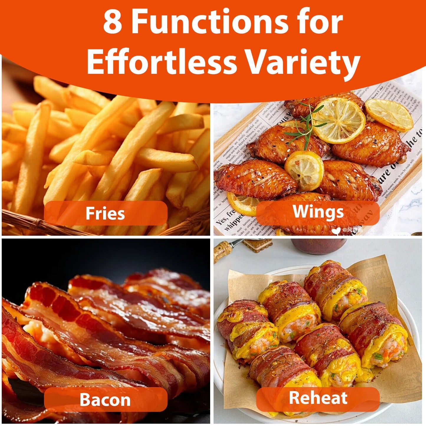 16L Large Digital Air Fryer Oven – 3-Tier Healthy Cooker