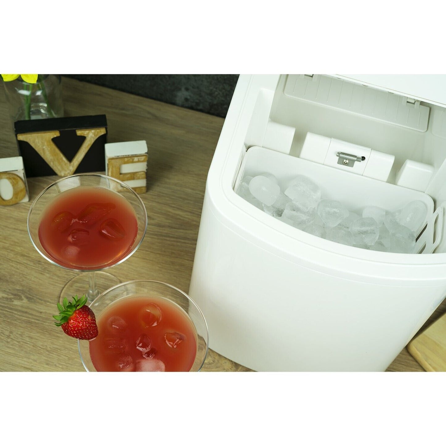 electriQ Portable Countertop Ice Cube Maker