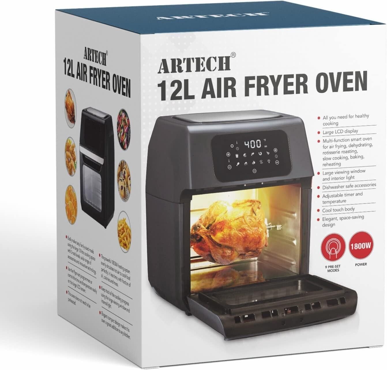 12L Rotisserie Air Fryer Oven