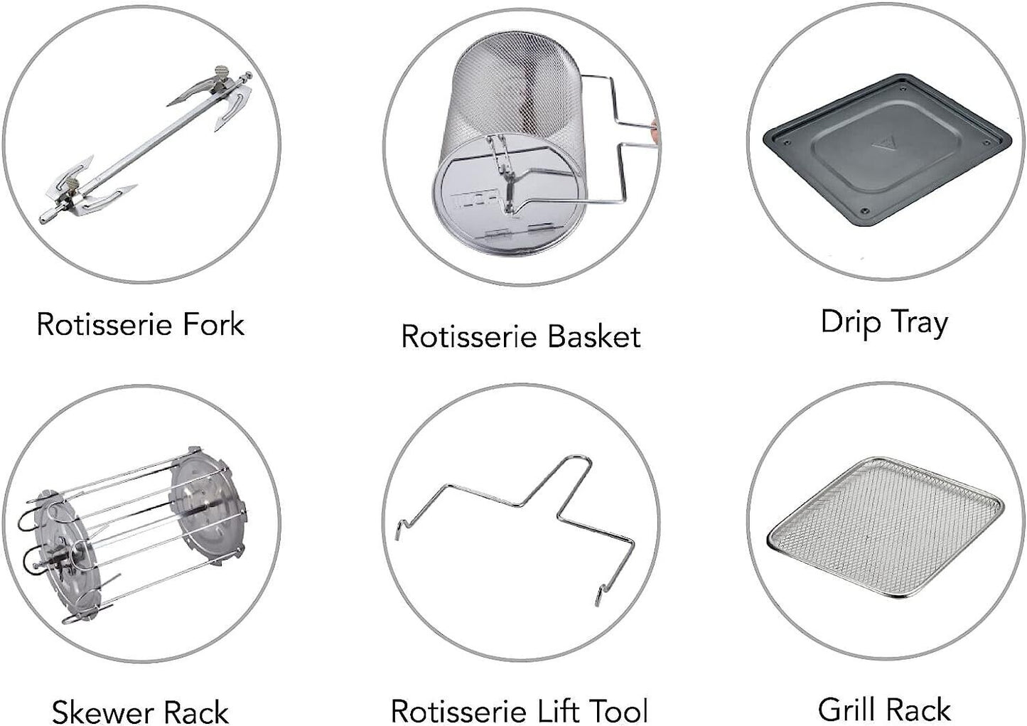 12L Rotisserie Air Fryer Oven