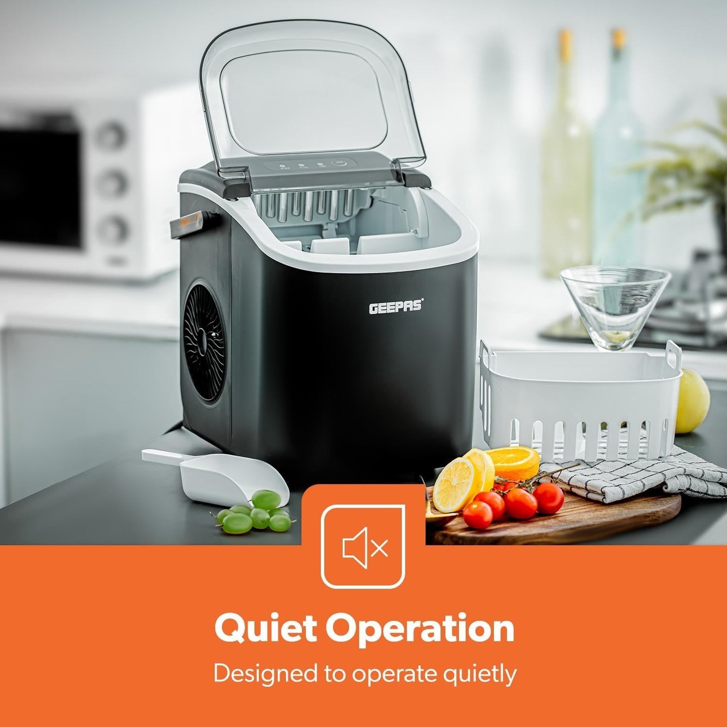 Geepas Countertop Ice Maker Machine