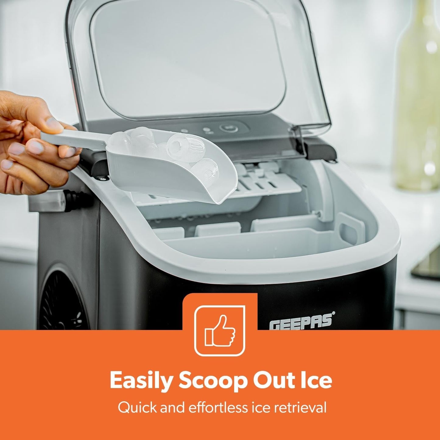 Geepas Countertop Ice Maker Machine