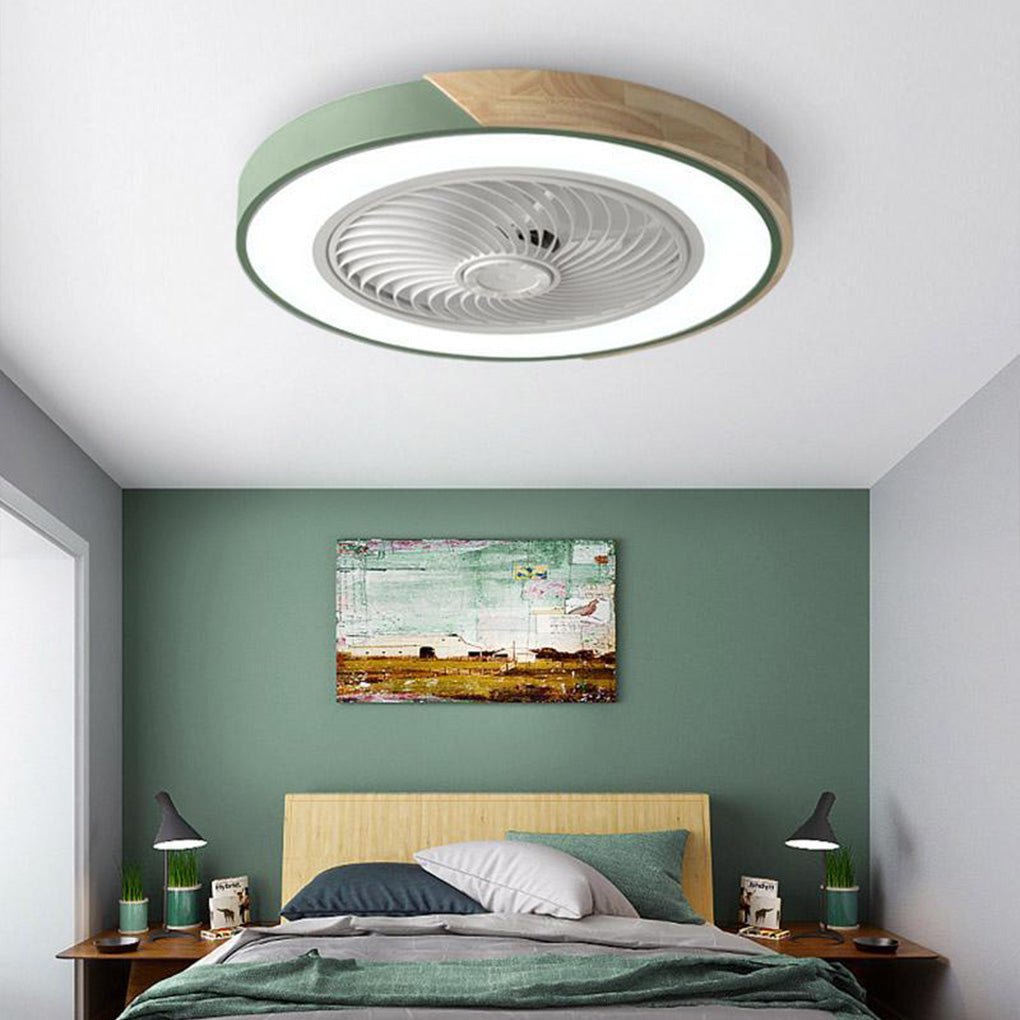 Integrated LED Bladeless Ceiling Fan Light