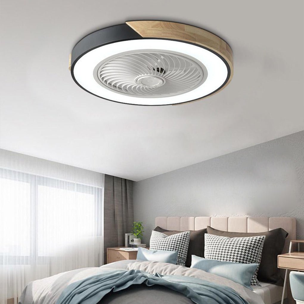 Integrated LED Bladeless Ceiling Fan Light