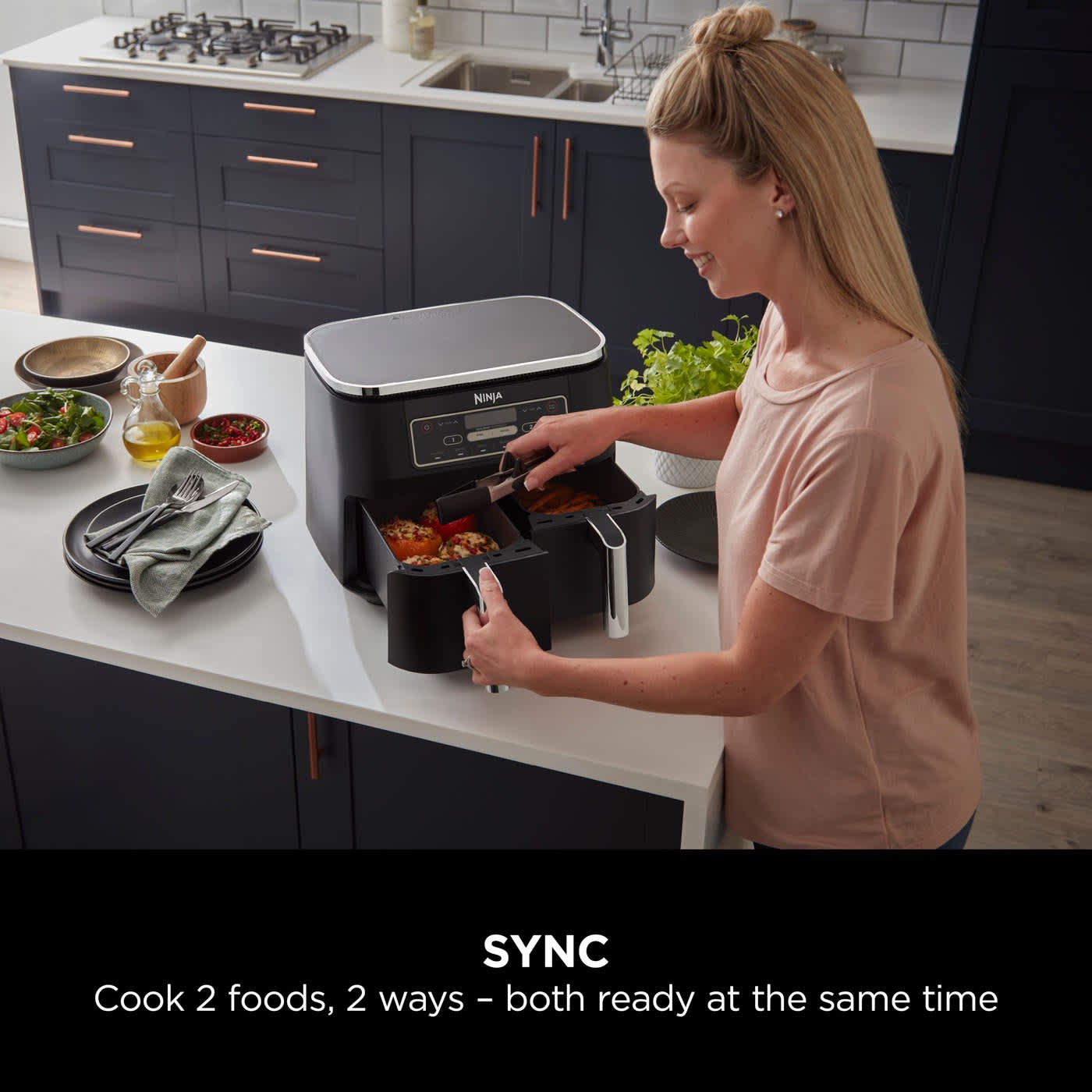 Ninja Foodi Dual Zone Air Fryer 7.6L