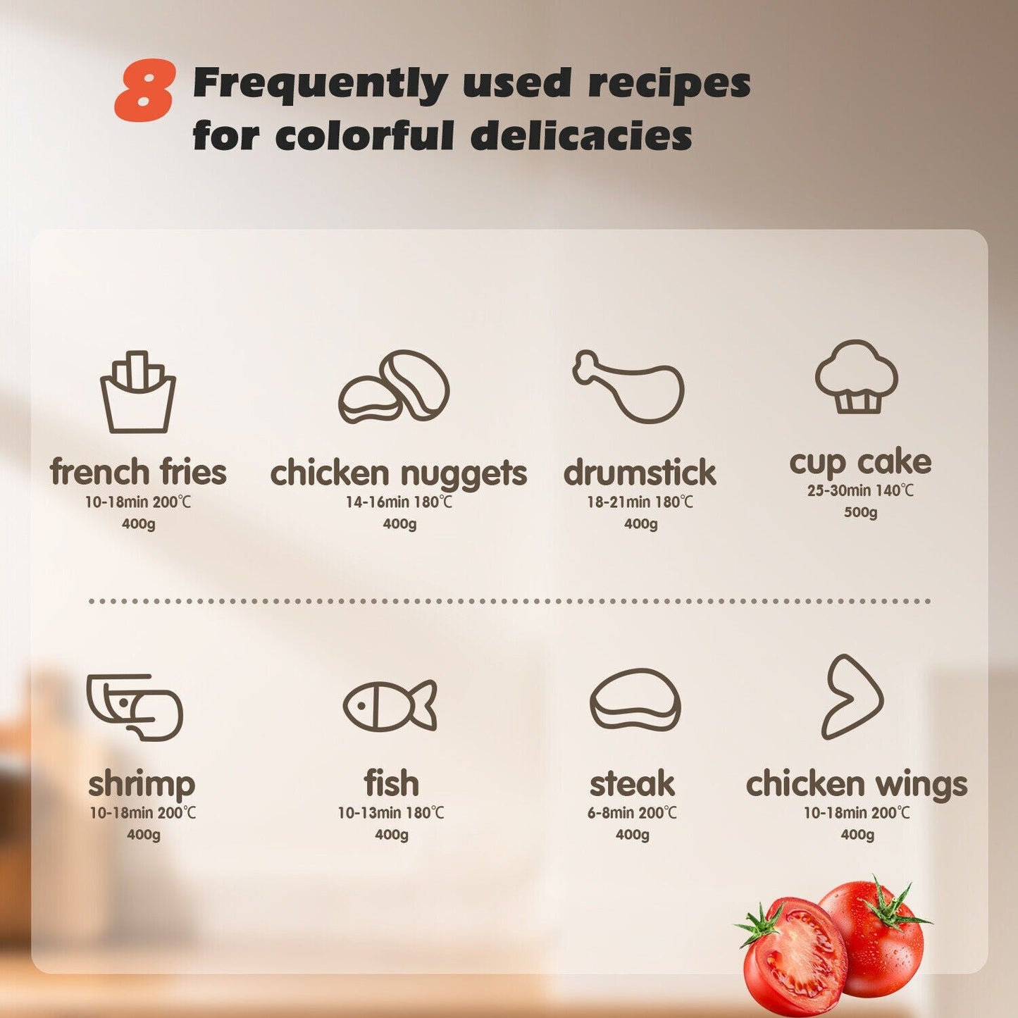 Uten 5L Digital Air Fryer