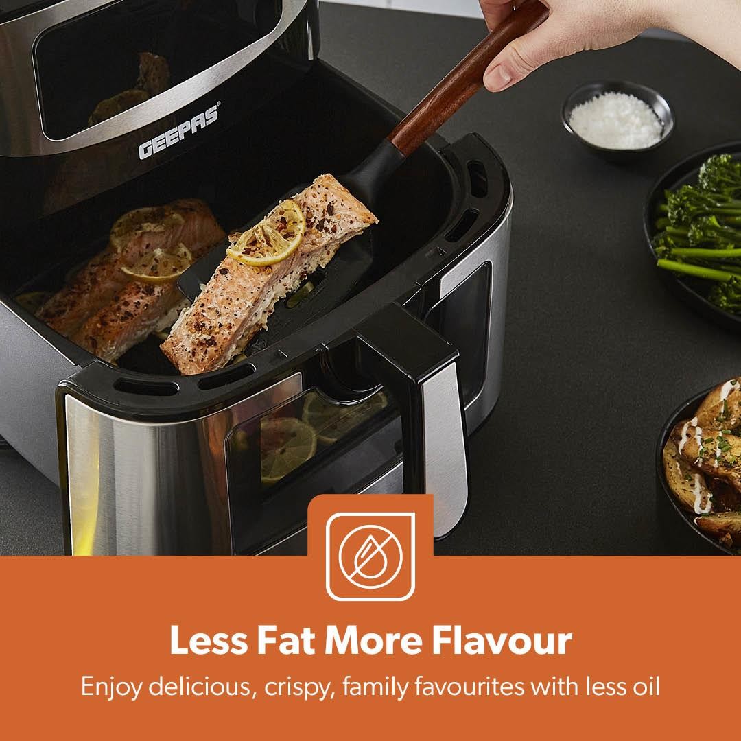 Geepas 9.2L Digital Air Fryer – Rapid Healthy Cooking with Vortex Technology