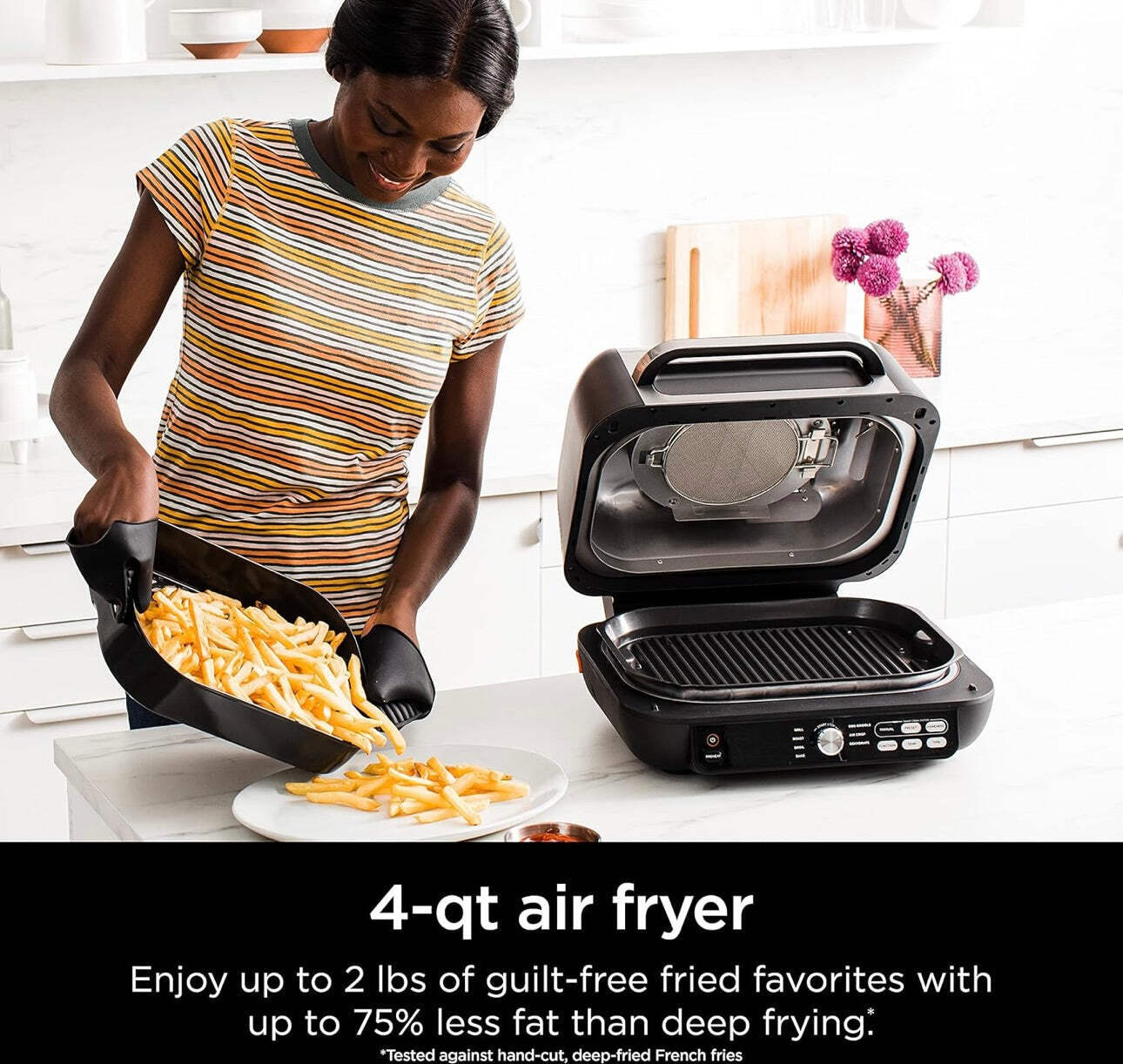 Ninja IG651 Foodi Smart XL Pro 7-in-1 Indoor Grill/Griddle Combo