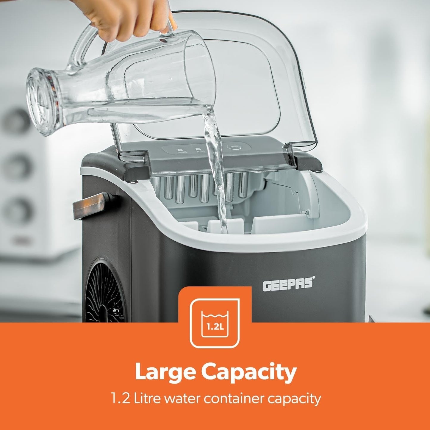 Geepas Countertop Ice Maker Machine